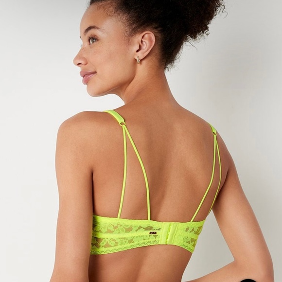 Victoria's Secret Pink Lace Push up
Bralette L M & Panty 36C 34C 36B 34D 36D - Picture 6 of 8